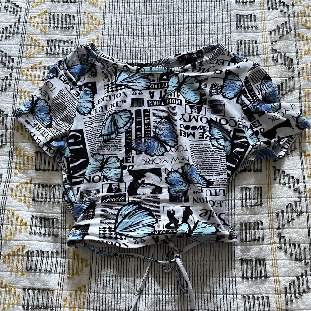 Butterfly Crop Top